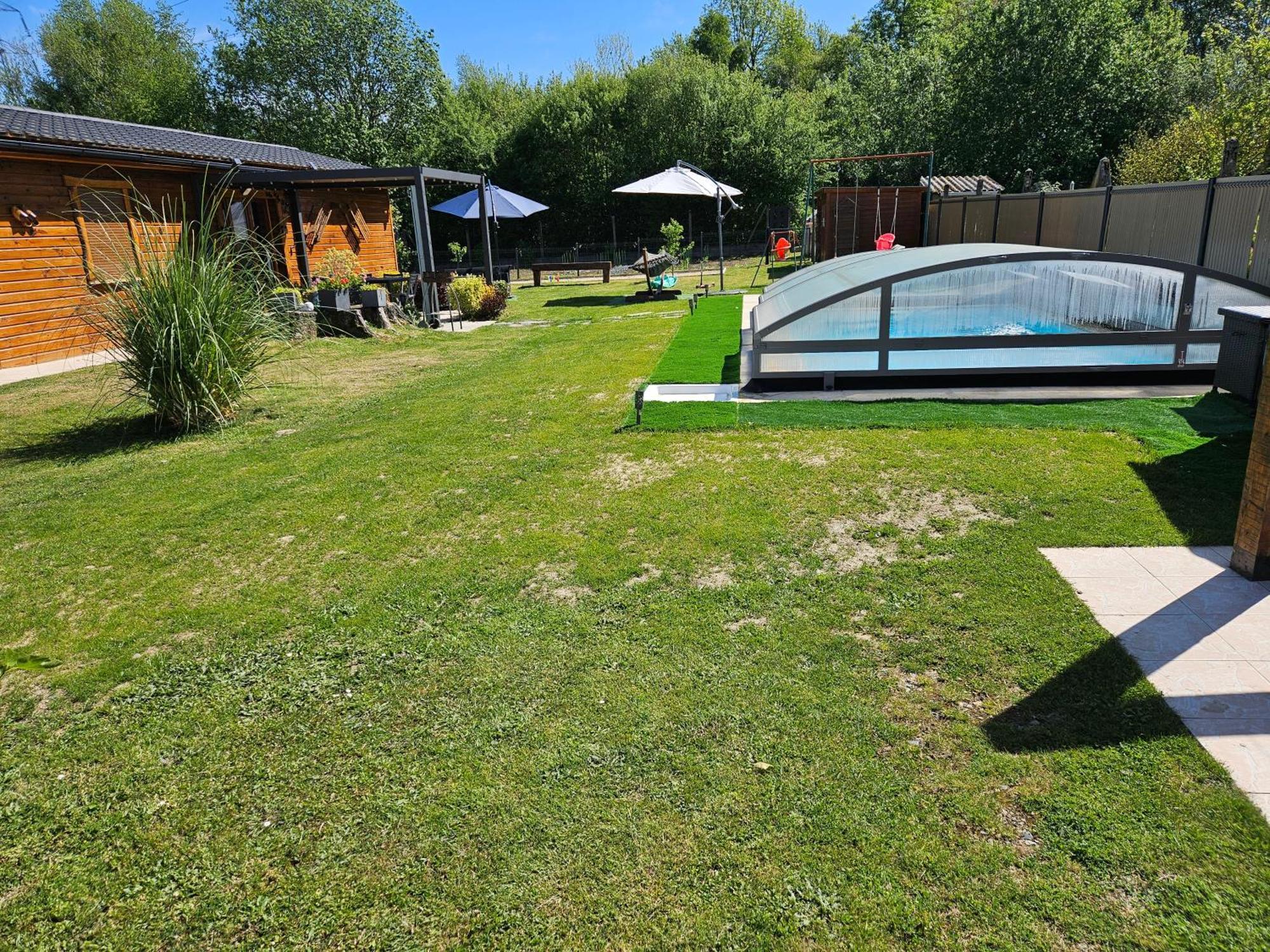 Chez Lavalou Gite 4* Chaleureux En Bois Lannemezan Exterior photo